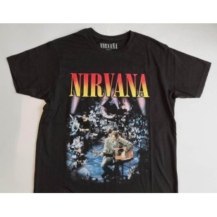 Nirvana - Unplugged In New York Official T Shirt ( Men M, L ) ***READY TO SHIP from Hong Kong***